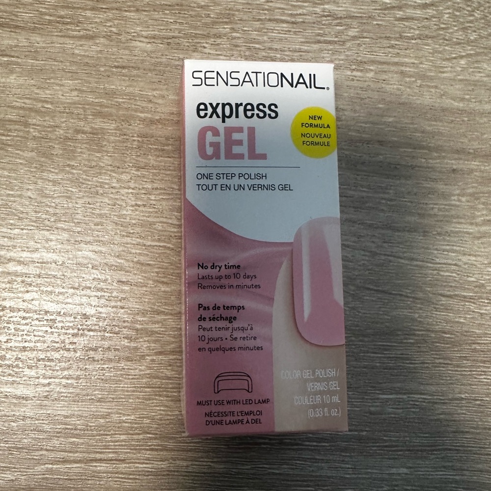 NWT/BNIB - Sensationail Express Gel Nail Polish - Pink - Made him Blush - 72238